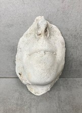 Vintage Plaster Death Mask Half Face Unusual Macabre