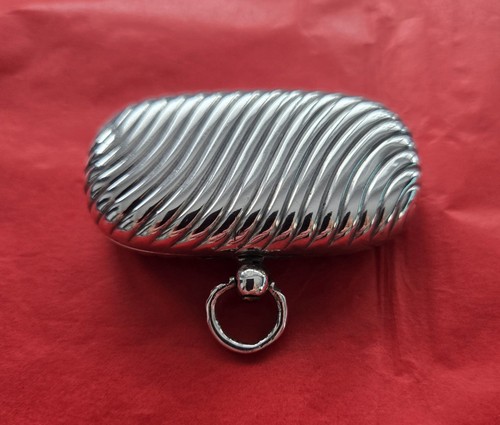 Antique solid silver double - solid,