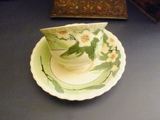 Vintage Old Myott & Son China Tea Bowl & Saucer Hand Painted England Floral