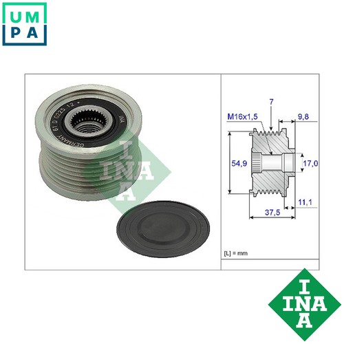 Alternator freewheel clutch - freewheel,