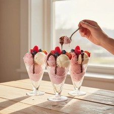 Milkshake glass dessert - 6x,