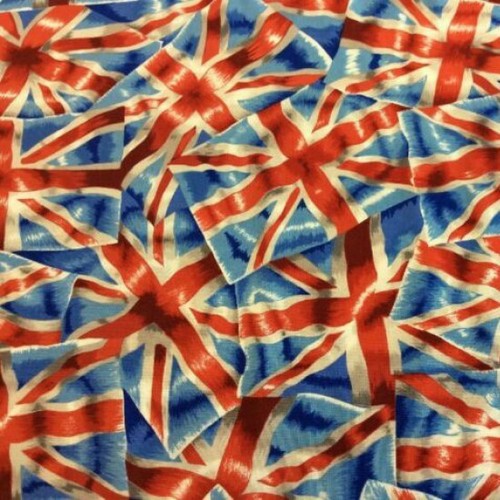 Union jack flag fabric 100 - union, 100%