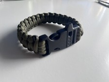 550lb Paracord Survival Bracelet With Whistle For Emergency Situations