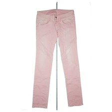 Pepe Jeans Brooke Trousers Slim Fit Super Stretch Low Waist 29/34 W29 L34 Pink