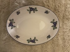 Royal Doulton - Blueberry -- Vegetable Dish  New .