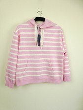 Joules Pink Stripe Hoodie NWT