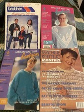 Machine Knitting Fashion Magazines x 4 VGC