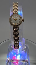 Rolex Precision 9ct Gold Vintage 1960's Lady's Watch on 9ct Gold Rolex Bracelet.