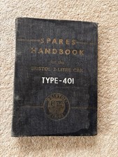Bristol 401 Spares Handbook