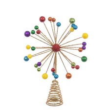 Rainbow glitter tree topper - tree,