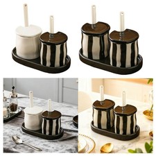 Porcelain Condiment Jar Spice