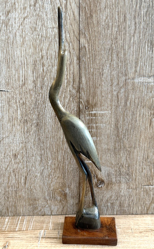 Vintage horn heron crane - vintage,