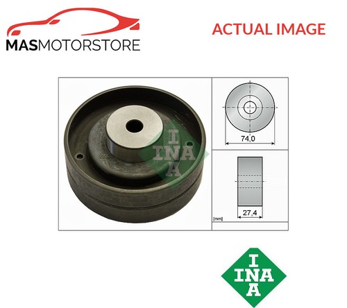 Timing belt deflection guide - belt,