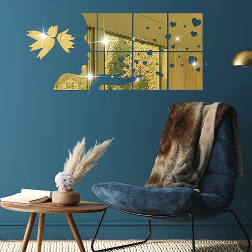 Acrylic mirror stickers - 3d,