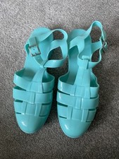 Ladies Green Jelly Sandals/Shoes