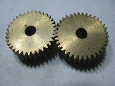 (Ref 38)     2 Spur Gears Brass 32 DP 72 Teeth - sold as a pair of 2