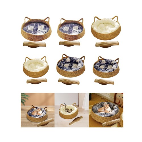 Cat bed basket house - basket, dog