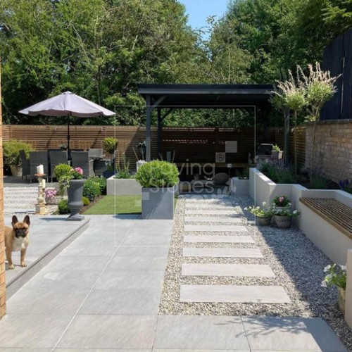 Grigio grey patio porcelain - grigio,