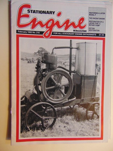 Stationary engine magazine - engine,