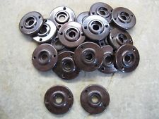 1 x Reproduction Real Walnut Brown Bakelite 1930's - 60's Door Knob Rose  RB65