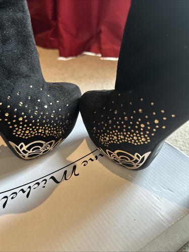 High heel suede sexy - suede, party