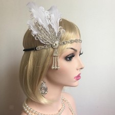 Womens Headband Elastic 1920s
