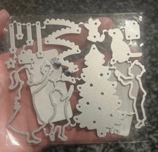 Christmas-themed metal cutting