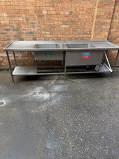 Commercial Catering Double Bowl Sink,£800+vat,see All Pictures