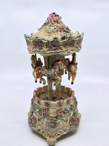 Vintage musical carousel - vintage,