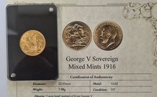 1916 FULL GOLD SOVEREIGN - SYDNEY MINT