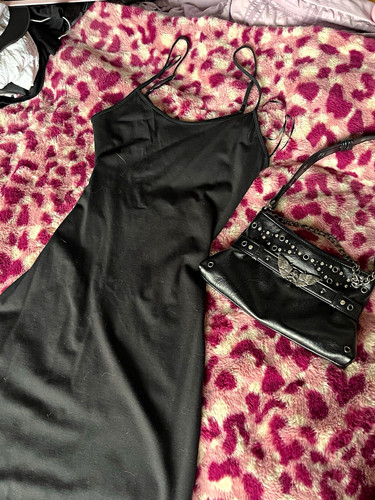 Primark cares black slip - black,