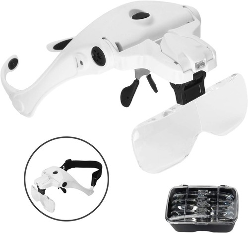 Magnifying glass headset - magnifying,