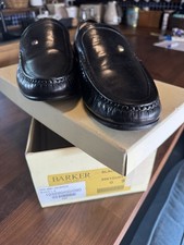 Barker Men's Black Leather