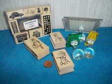 COLLECTION OF RUBBER/WOODEN