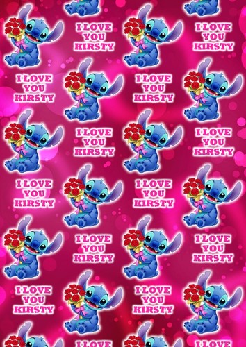Disney stitch personalised - disney,