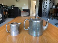 Beautiful Antique Lewis Rose & Co Ltd Sheffield Silver Plated Teapot & Milk Jug