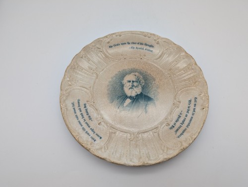Antique longfellow plate - longfellow,