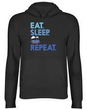 Eat Sleep Train Hoodie Mens