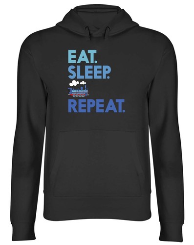 Eat sleep train - train, hoodie