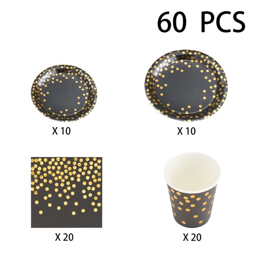 68pcs disposable party - disposable,