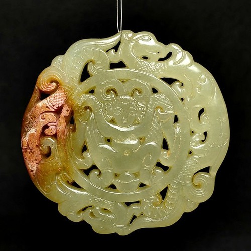Inch chinese old jade hand - 2.6,