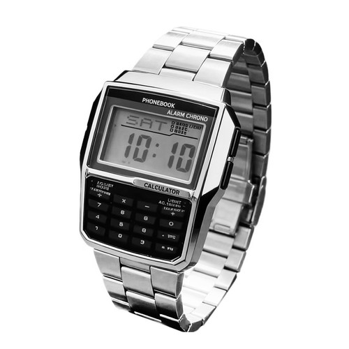Stainless steel calculator - stainless,