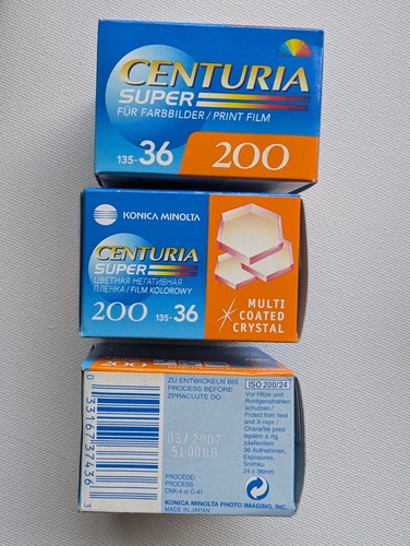 Konica centuria 200 - 200, iso