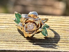 Pre-loved 14ct Gold Emerald &