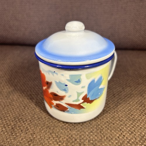 Vintage old rare white enamel - old,