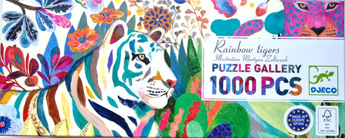 Djeco rainbow tigers 1000 - rainbow,