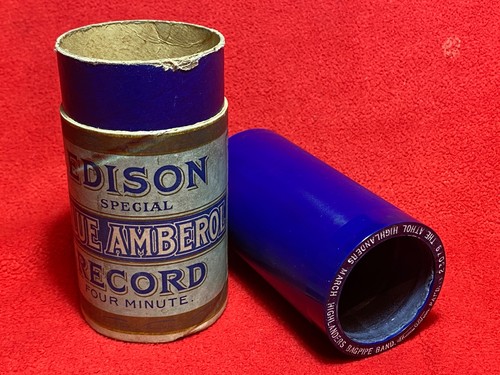 Edison blue amberol min - blue,