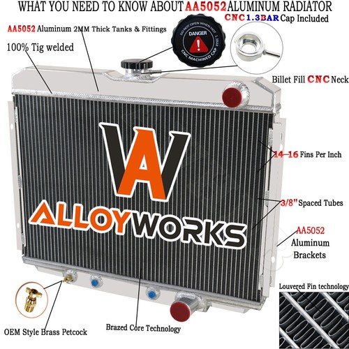 Row radiator for ford - radiator,