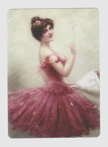 Art deco ballerina lady - art,