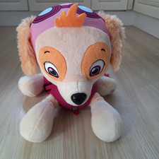 PAW PATROL LARGE PINK SKYE SOFT PLUSH BACKPACK TOY #christmas